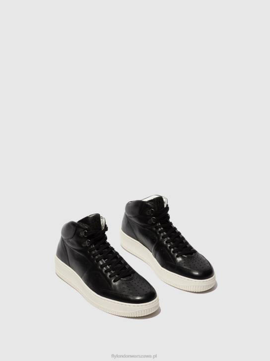 wysokie buty sportowe beat514 mężczyźni L8JJ841 czarny Fly London