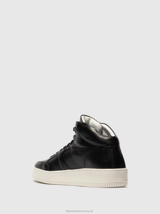 wysokie buty sportowe beat514 mężczyźni L8JJ841 czarny Fly London